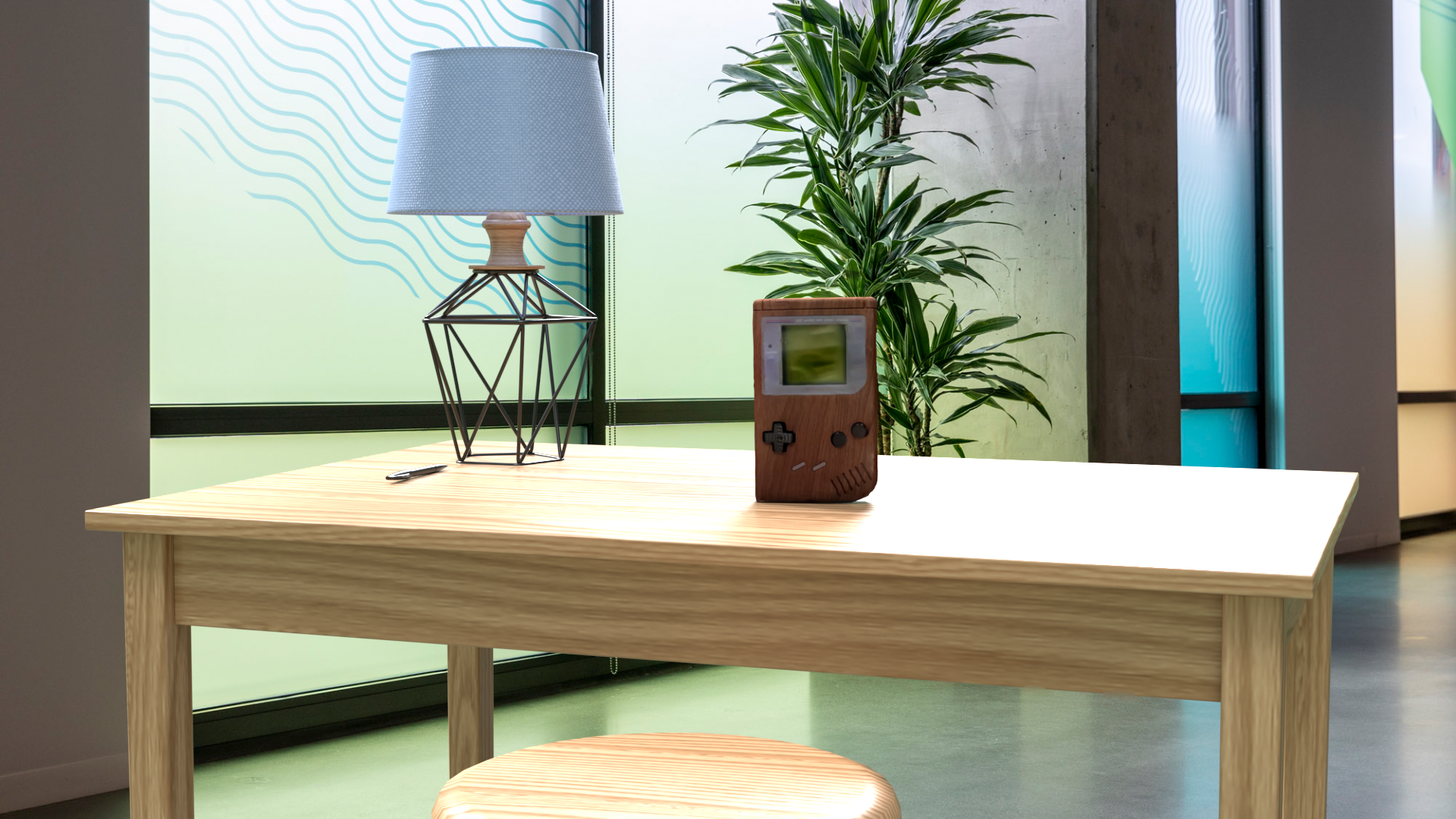 GameBoy widescreen staged render